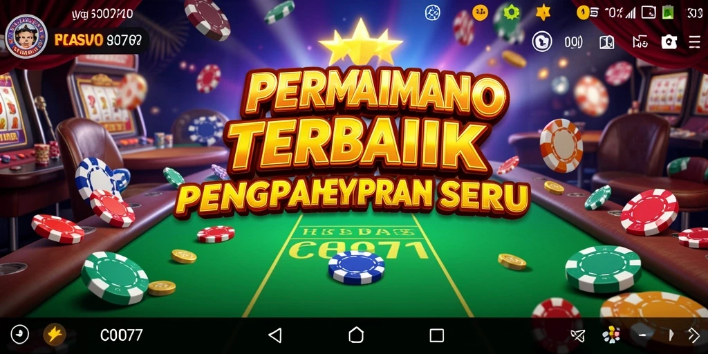 Tampilan menarik dari gameplay Kasino di C0077, penuh warna dan aksi.