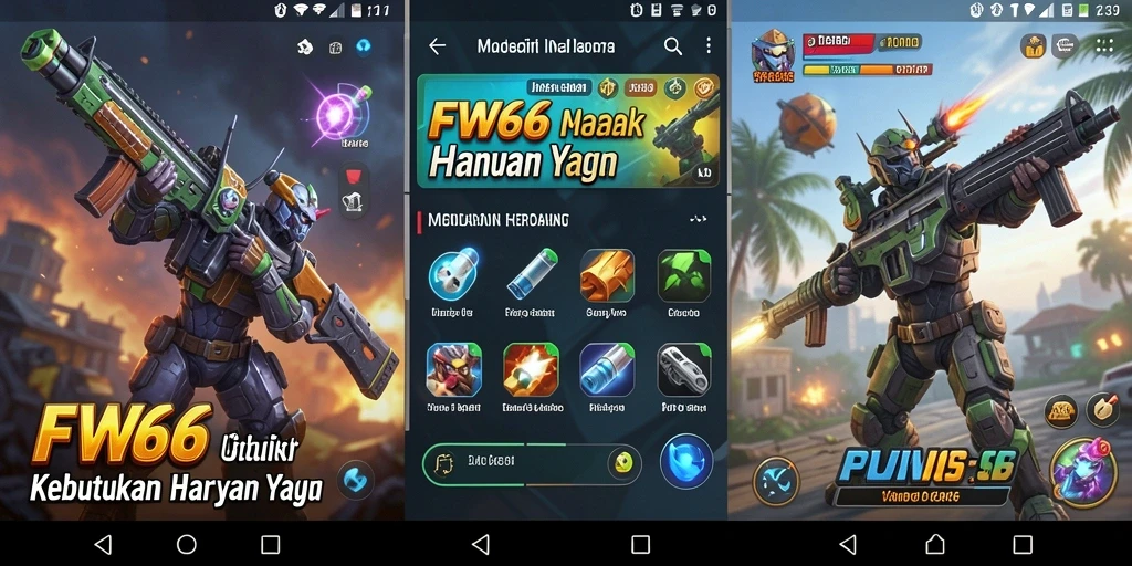 Tampilan screenshot FW66 memperlihatkan kemudahan penggunaan aplikasi Utility.
