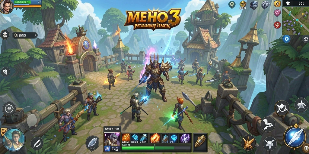 Gameplay HO3 yang seru dan interaktif dalam dunia MMORPG.
