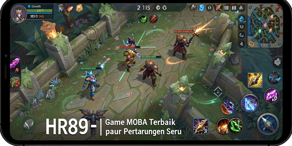 Gameplay HR89 yang seru dan penuh aksi.