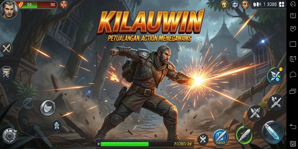 Screenshot KILAUWIN menampilkan aksi seru dan grafis menawan dalam permainan Action.