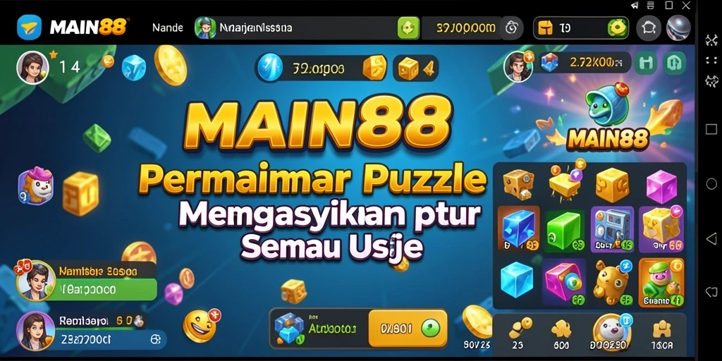 Screenshot menampilkan gameplay menarik dari MAIN88 dengan puzzle yang beragam.