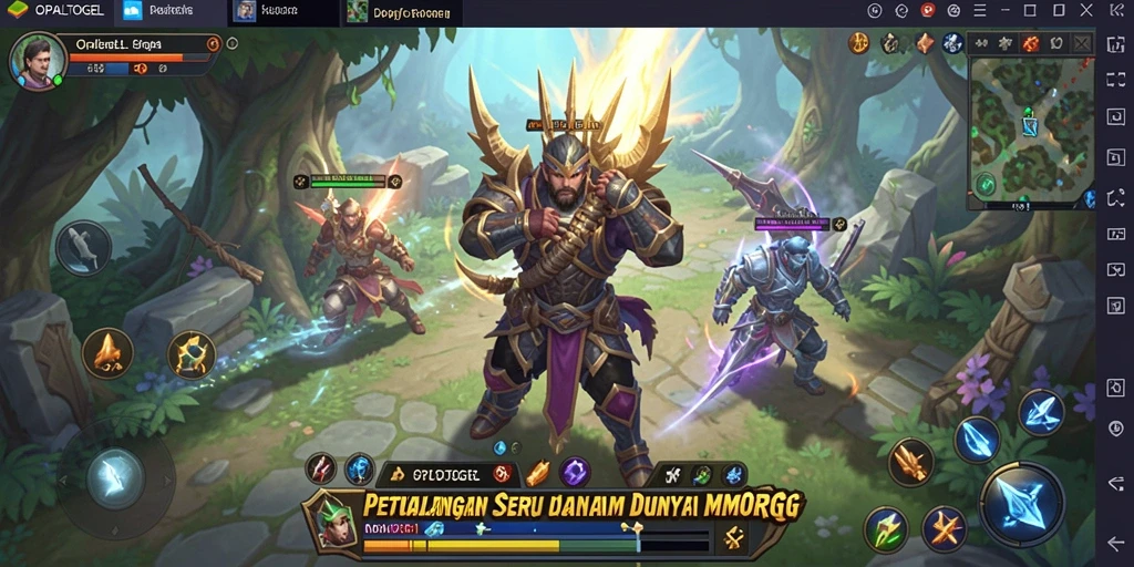 Tampilan gameplay seru dan interaktif di OPALTOGEL.
