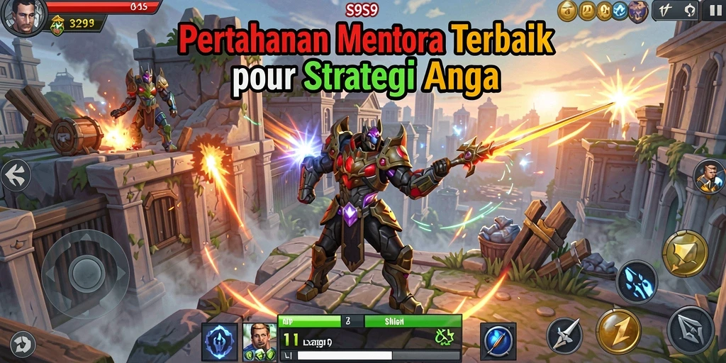 Menampilkan gameplay seru Tower Defense dalam S9S9.