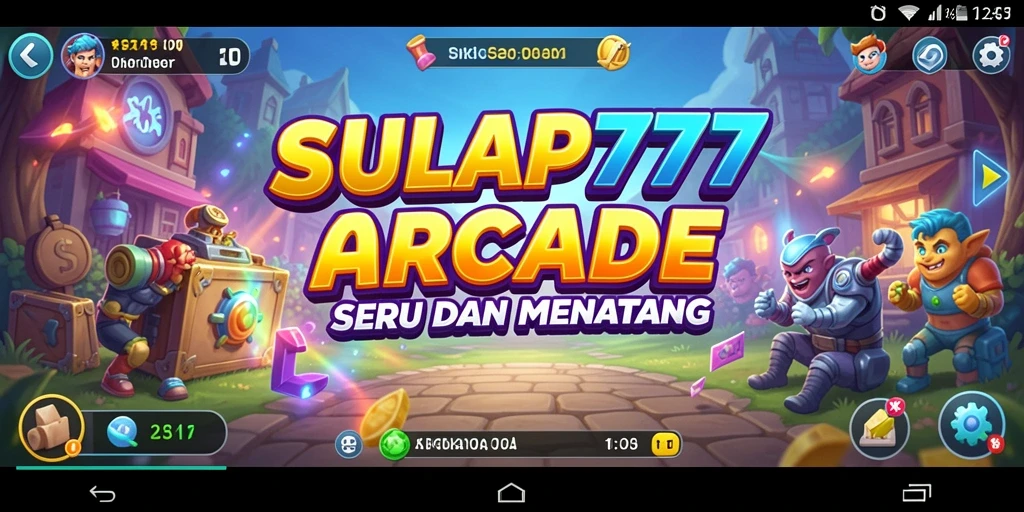 Screenshot gameplay SULAP777 menampilkan suasana Arcade yang seru dan penuh aksi.