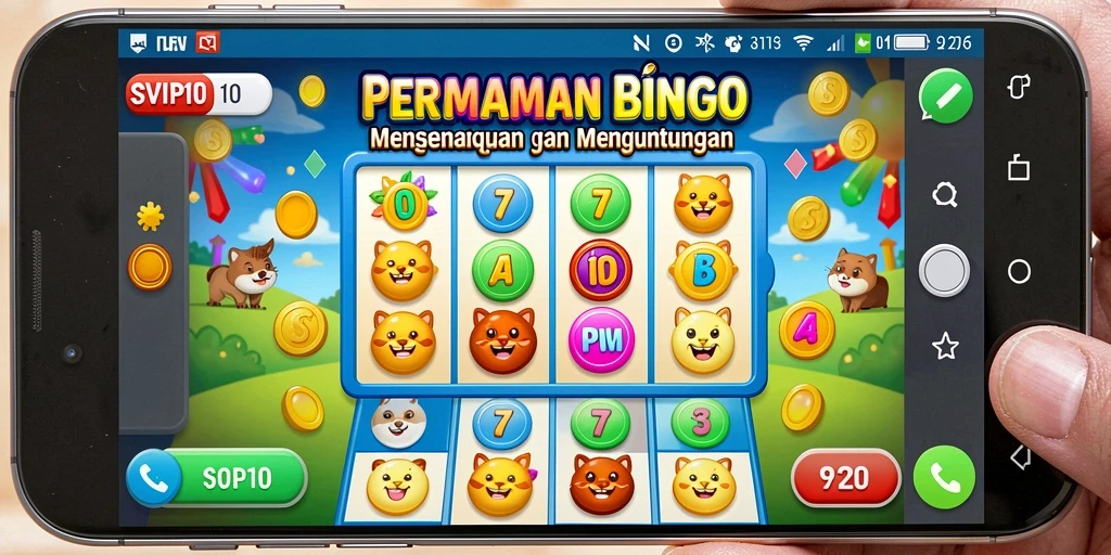 Tampilan gameplay SVIP10 yang seru dalam permainan Bingo.