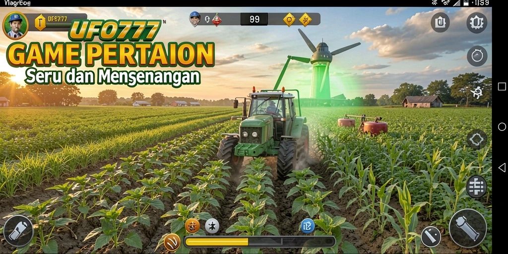 Screenshot UFO777 menampilkan aktivitas pertanian yang seru dan menarik.