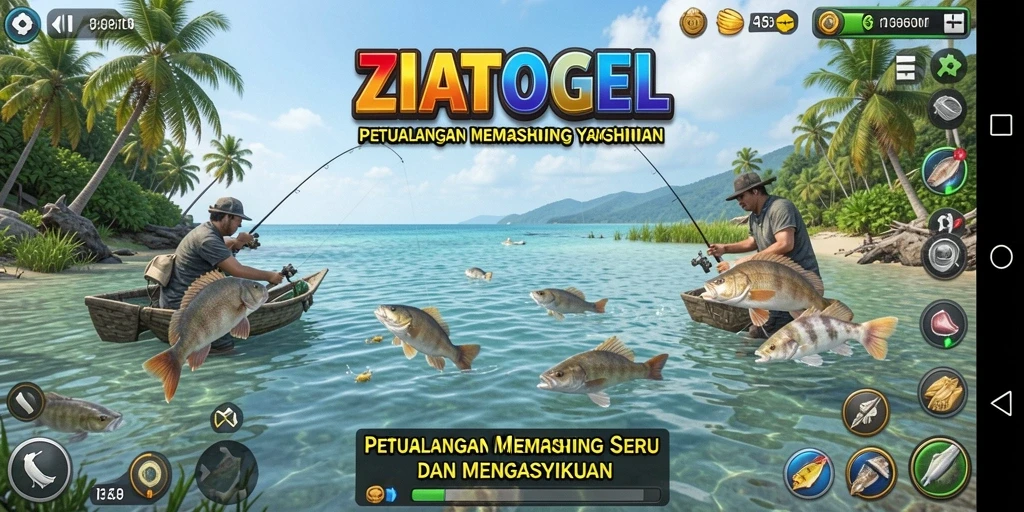 Tangkapan ikan yang memukau dalam game ZIATOGEL.